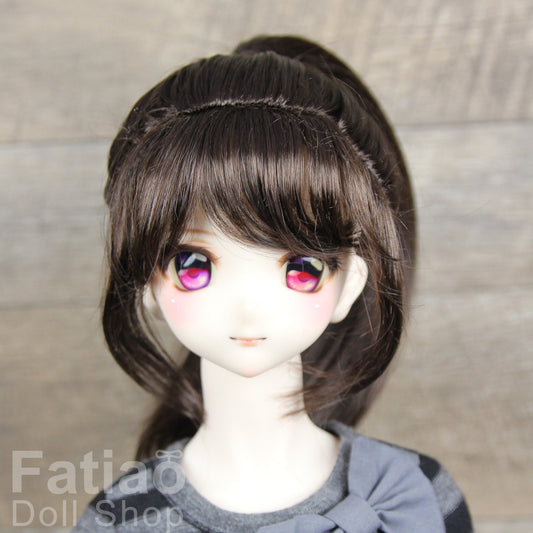 Fatiao - New Dollfie SD 1/3 BJD Dolls Wig size 8-9" - Deep Brown