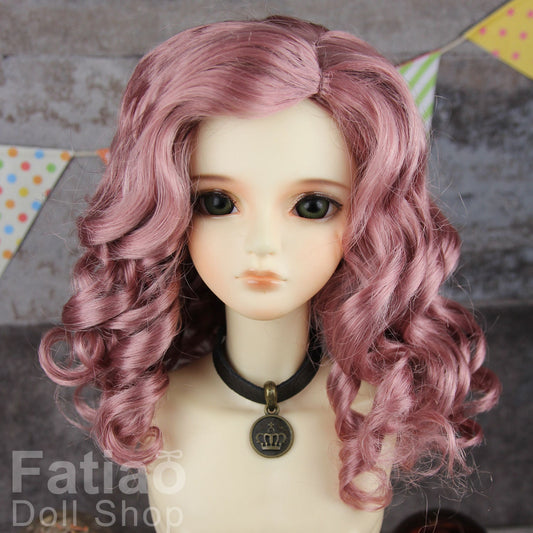 Fatiao - New Dollfie SD 1/3 BJD Dolls Wig size 8-9" - Deep pink