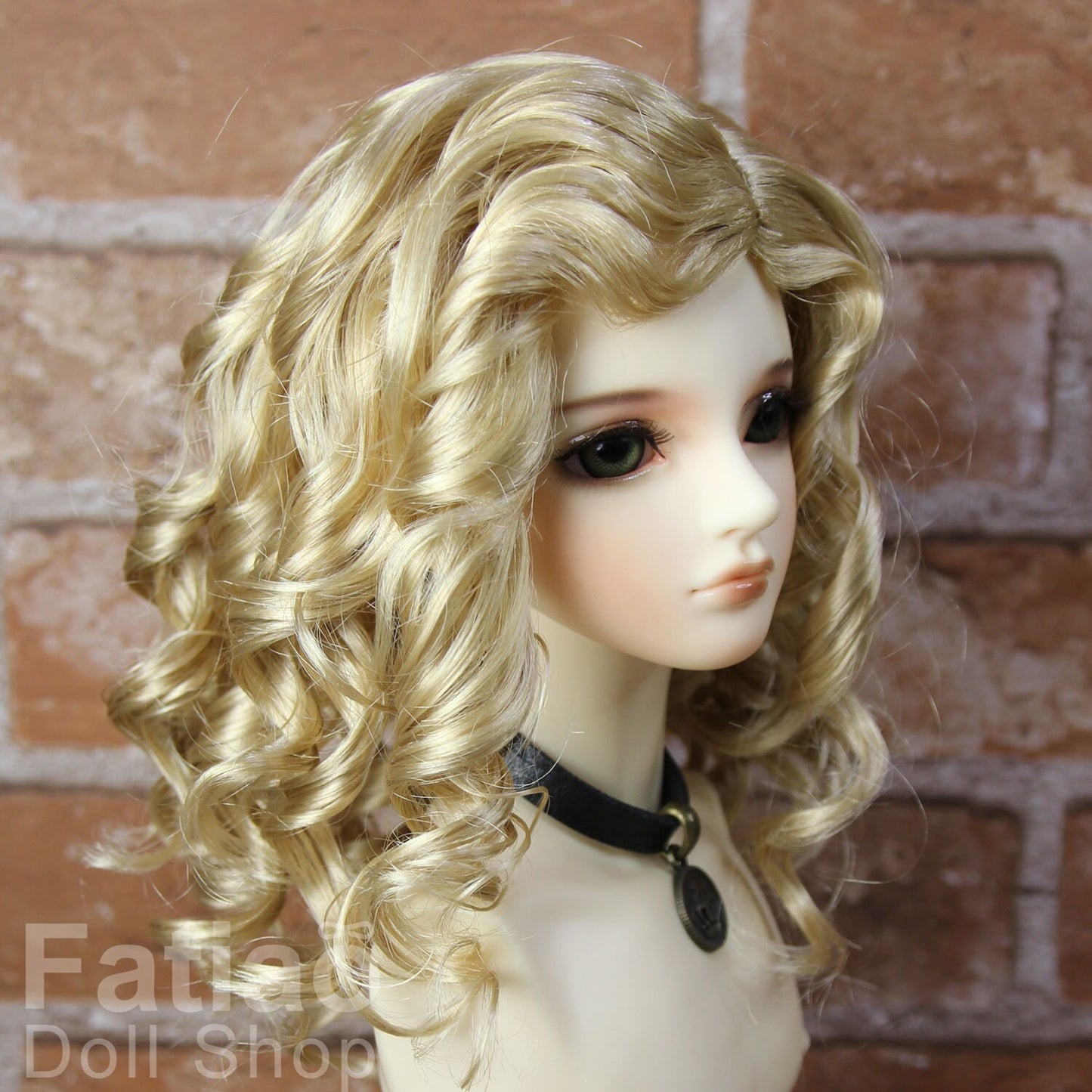 Fatiao - New Dollfie SD 1/3 BJD Dolls Wig size 8-9" - Cream gold