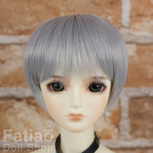 Fatiao - New Dollfie SD 1/3 BJD DD Dolls long Wig size 8-9" - Smoke Gray