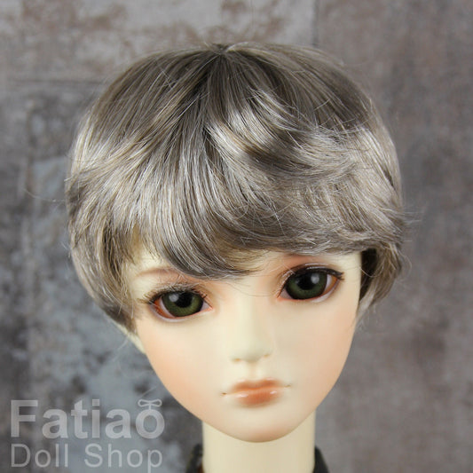 Fatiao - New Dollfie SD 1/3 BJD Dolls Wig size 8-9" - Gray & Brown