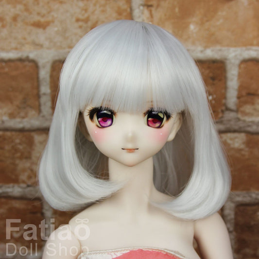 Fatiao - New Dollfie SD 1/3 BJD DD Dolls long Wig size 8-9" - silver white