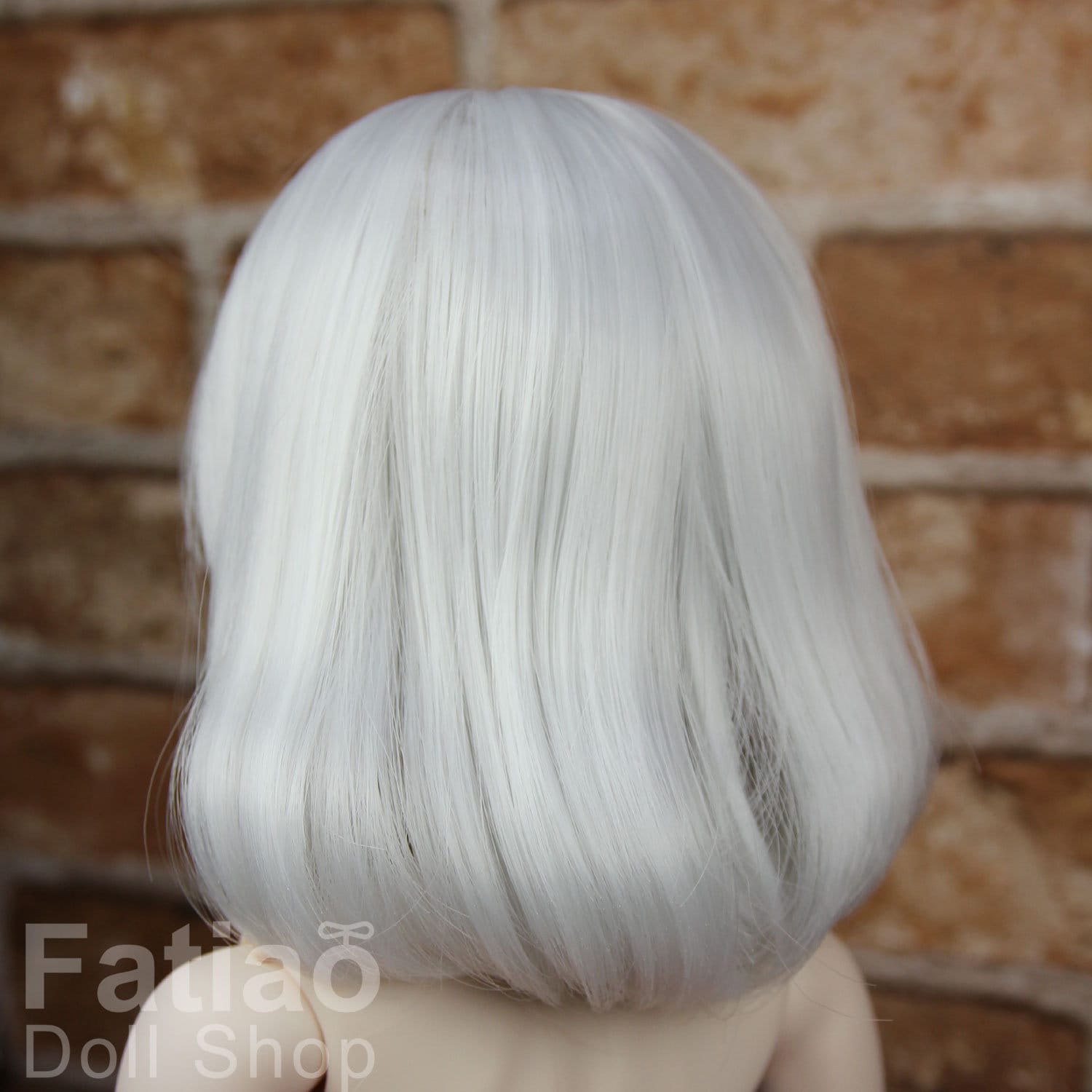 Fatiao - New Dollfie SD 1/3 BJD DD Dolls long Wig size 8-9" - silver white