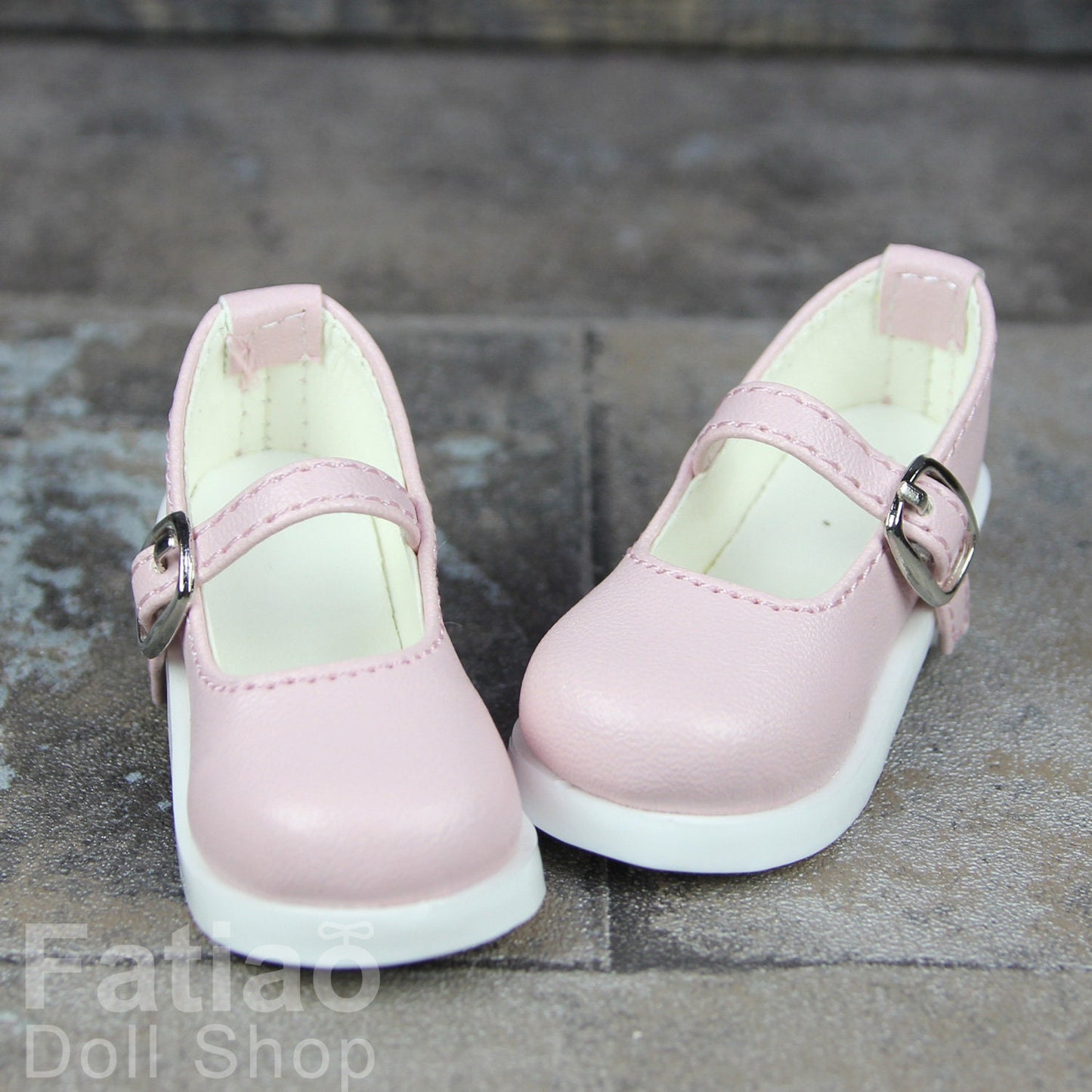 Fatiao - New 1/4 BJD MSD Dollfie Dolls Mary Jane Shoes - Pink (Size 5.5cm)