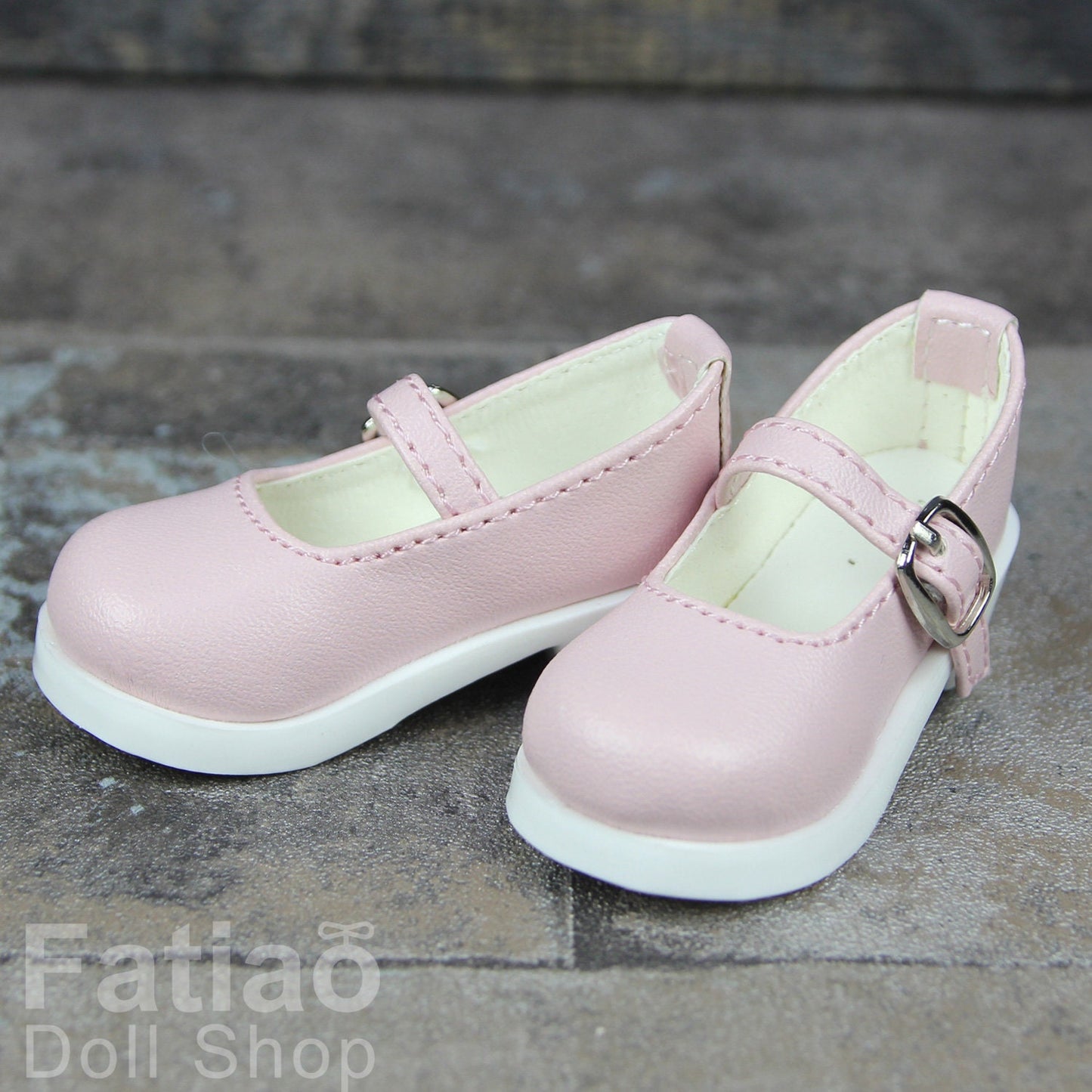Fatiao - New 1/4 BJD MSD Dollfie Dolls Mary Jane Shoes - Pink (Size 5.5cm)