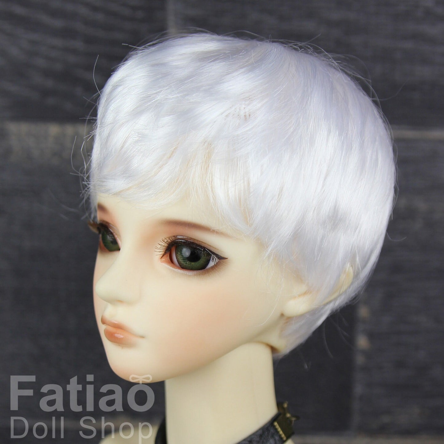 Fatiao - New Dollfie SD 1/3 BJD Dolls Wig size 8-9" - White