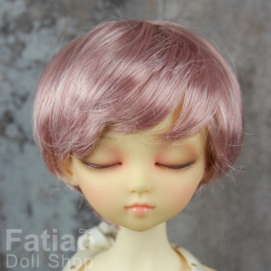 Fatiao - New Dollfie MSD Kaye Wiggs 1/4 BJD Size 7-8 inch Dolls Wig - Deep Pink