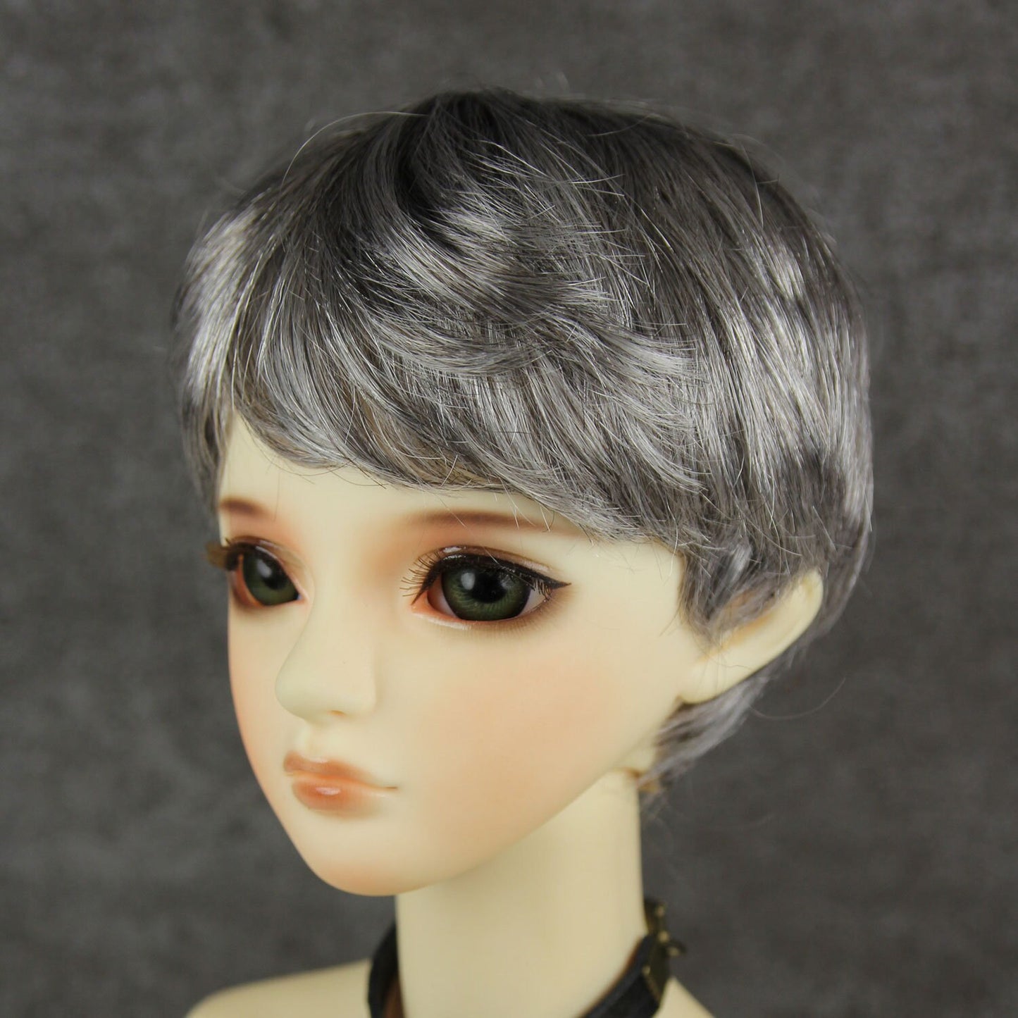 Fatiao - New Dollfie SD 1/3 BJD Dolls Wig size 8-9" - Iron gray & Brown