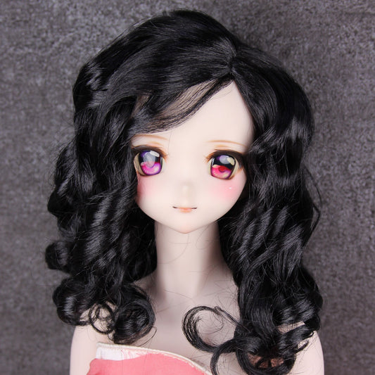 Fatiao - New Dollfie SD 1/3 BJD Dolls Wig size 8-9" - Black