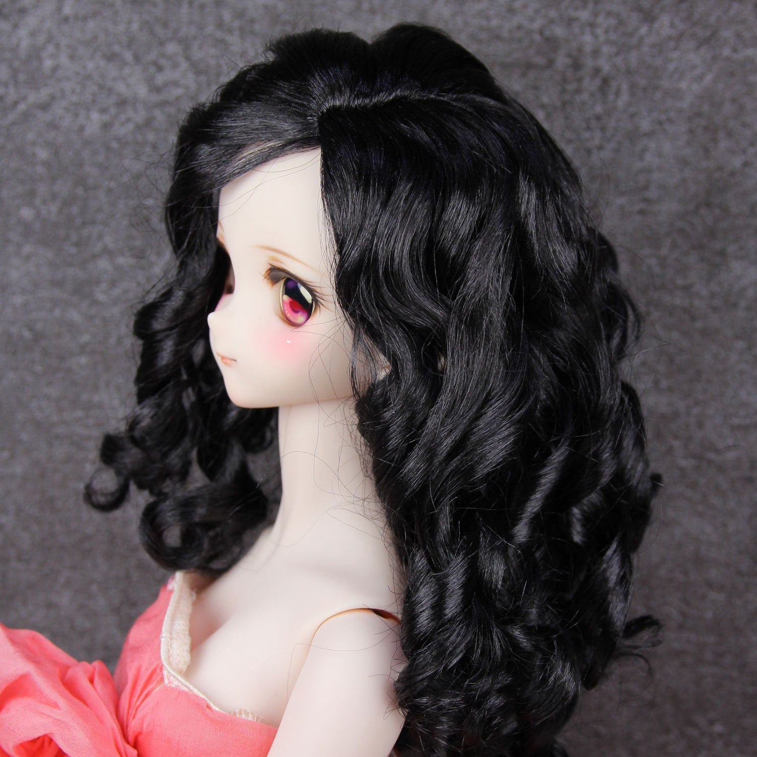 Fatiao - New Dollfie SD 1/3 BJD Dolls Wig size 8-9" - Black