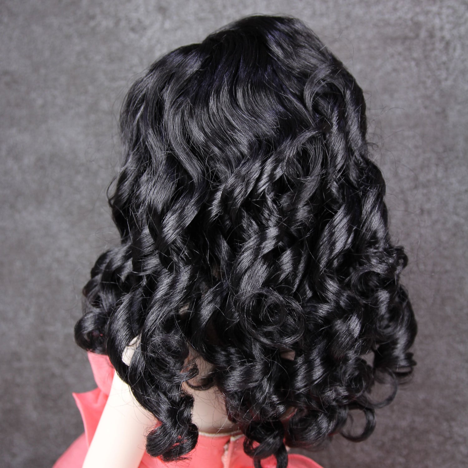 Fatiao - New Dollfie SD 1/3 BJD Dolls Wig size 8-9" - Black