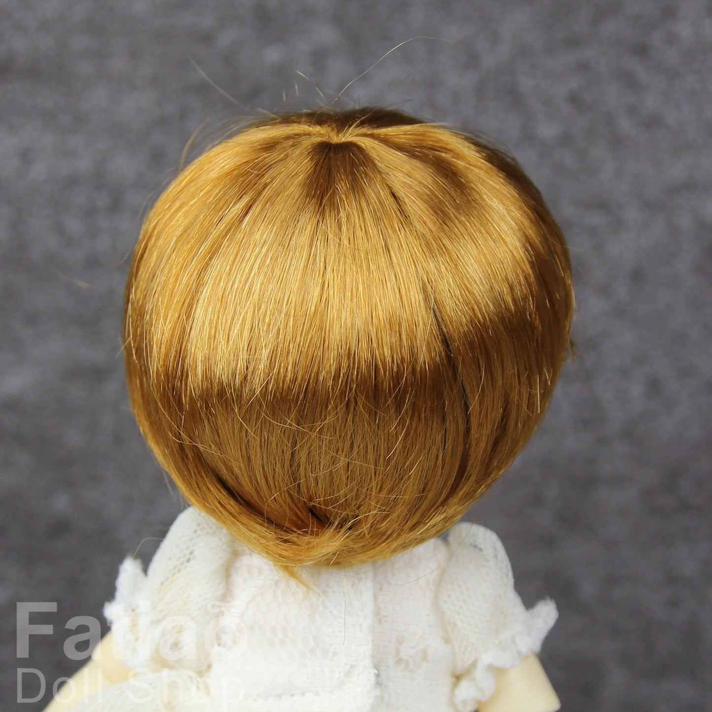 Fatiao - Dollfie Lati Yellow Pukifee 5-6" Angel Doll Wig - Caramel Gold