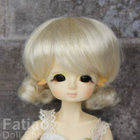 Fatiao - New Dollfie little pullip DAL Nendoroid BJD Dolls Wig - size 4-5" - Blonde