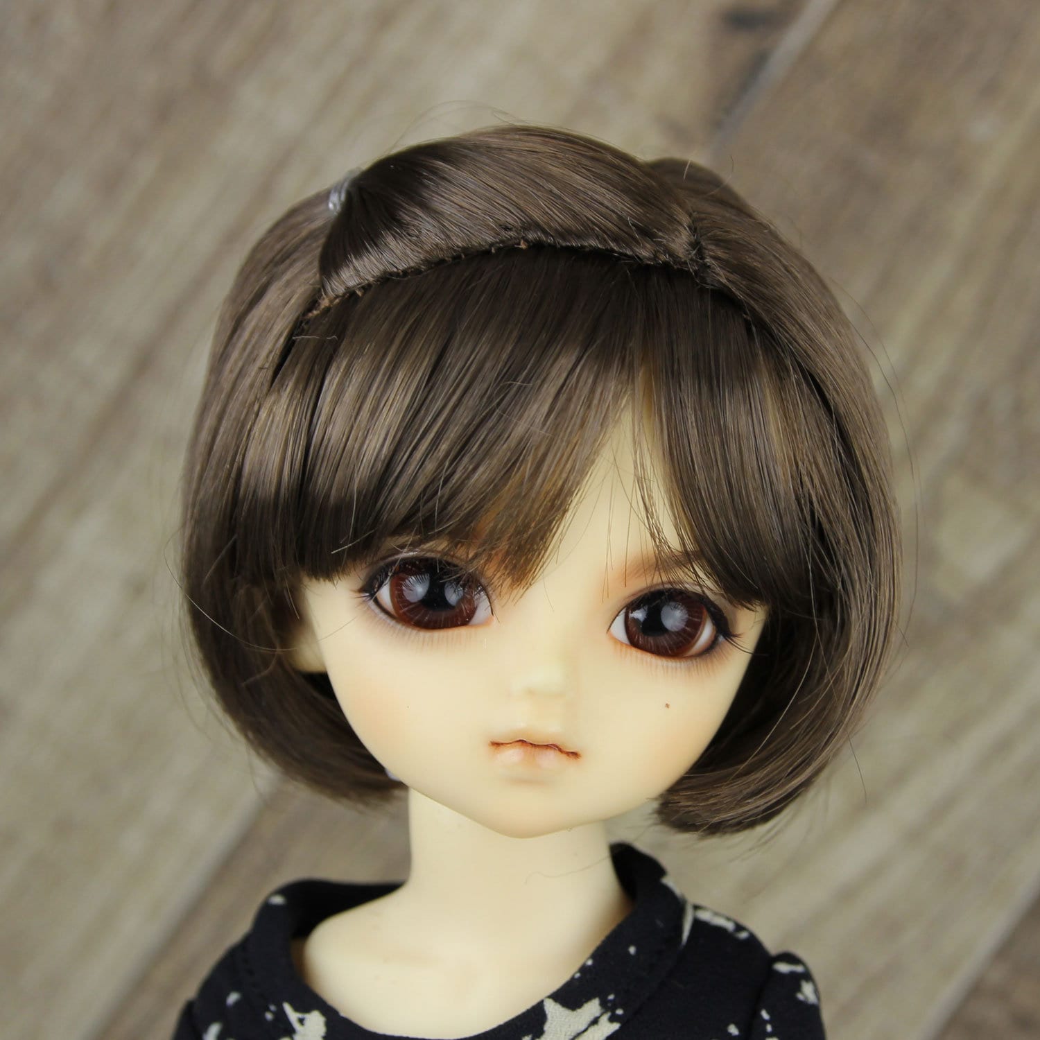 Fatiao - New Dollfie Yo-SD 1/6 BJD - Dolls Wig 6-7 inch - umber