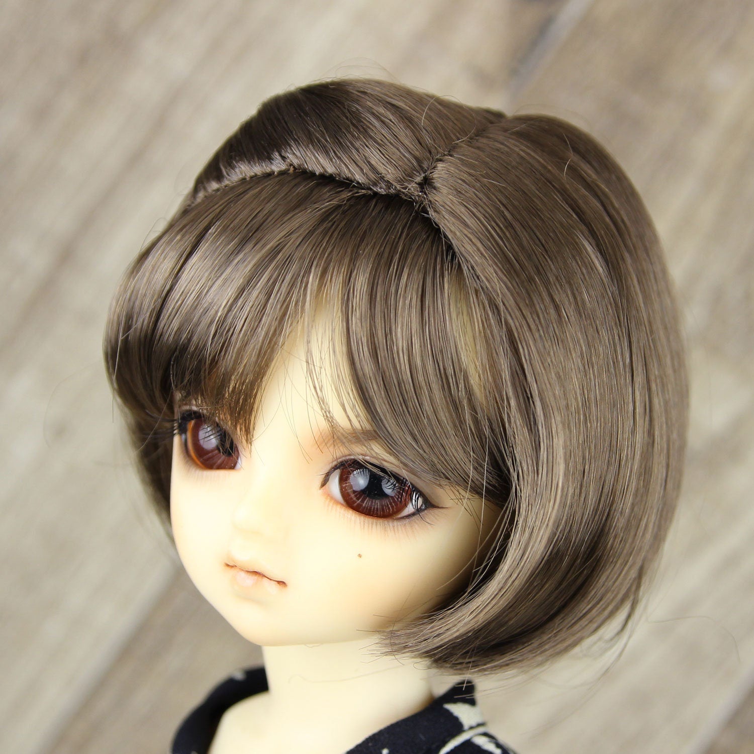 Fatiao - New Dollfie Yo-SD 1/6 BJD - Dolls Wig 6-7 inch - umber