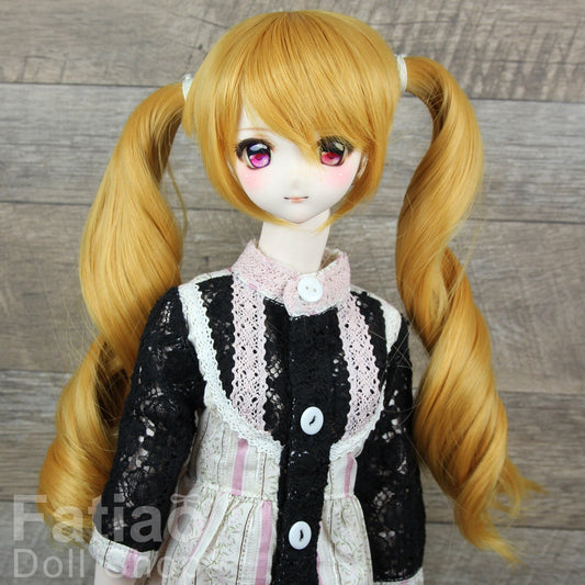 Fatiao - New Dollfie SD 1/3 BJD DD Dolls long Wig size 8-9" - golden yellow
