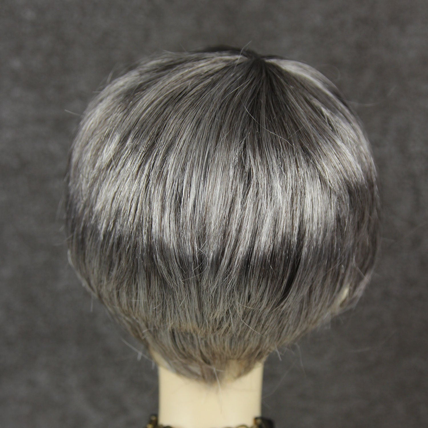 Fatiao - New Dollfie SD 1/3 BJD Dolls Wig size 8-9" - Iron gray & Brown