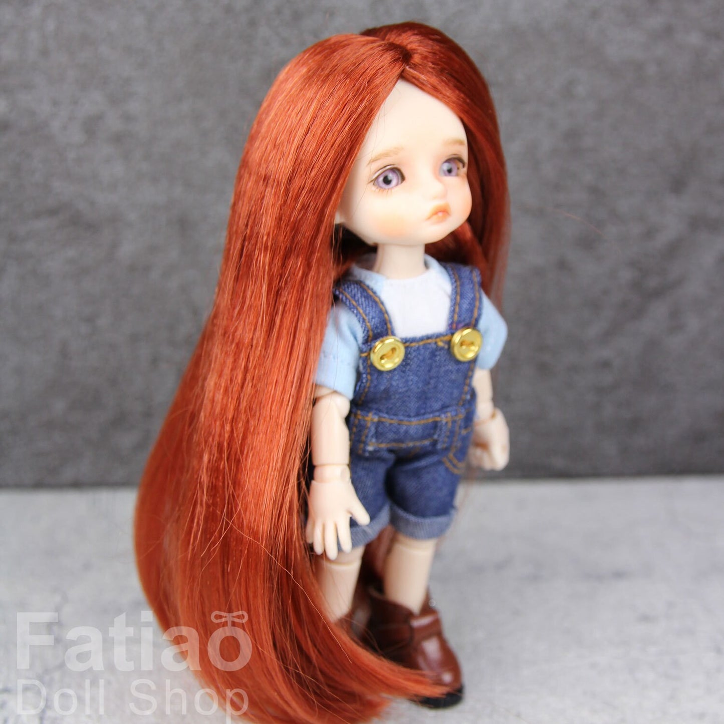 Fatiao - New BJD Dollfie pukipuki BF Pocket 4" Doll Wig - Carrot