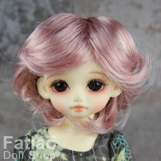 Fatiao - New Dolls Wig Dollfie Yo-SD 1/6 BJD 6-7" size - Deep Pink