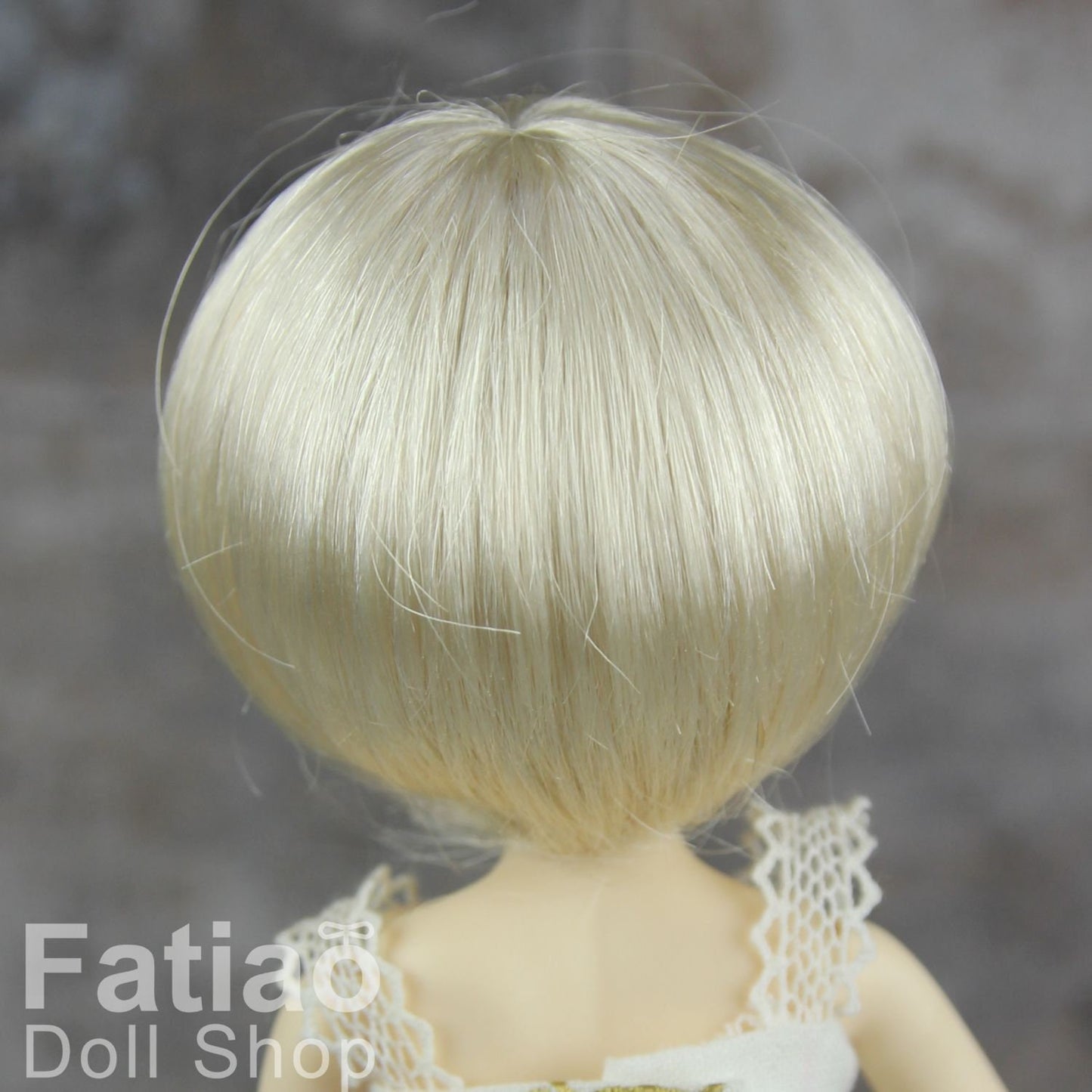 Fatiao - New Dollfie Bisou AI BJD Dolls Wig - size 4-5" - Blonde