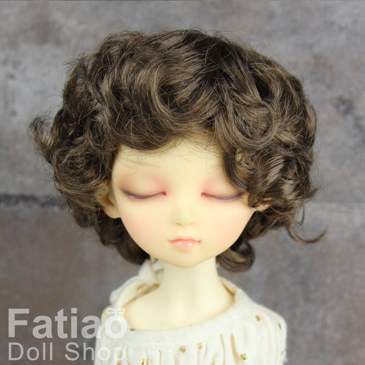 Fatiao - New Dollfie MSD Kaye Wiggs 1/4 BJD Size 7-8 inch Dolls Wig - umber