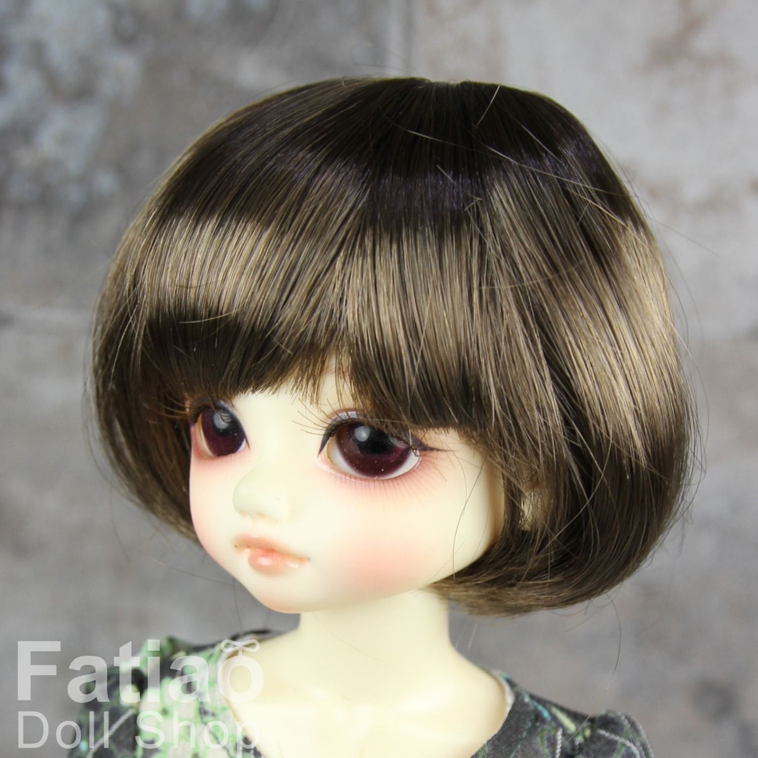 Fatiao - New Dollfie Yo-SD 1/6 BJD - Dolls Wig 6-7 inch - umber