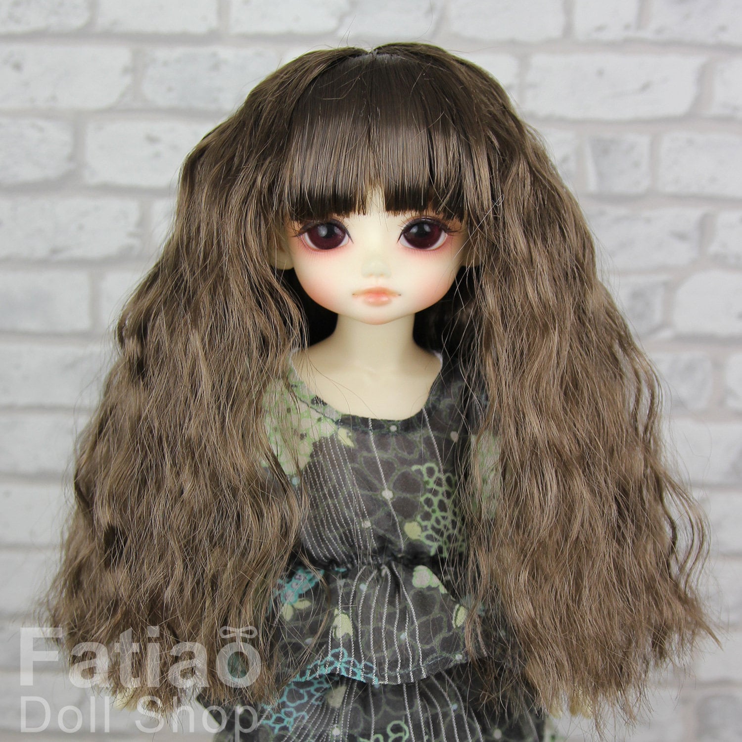 Fatiao - New Dollfie Yo-SD 1/6 BJD - Dolls Wig 6-7 inch - umber