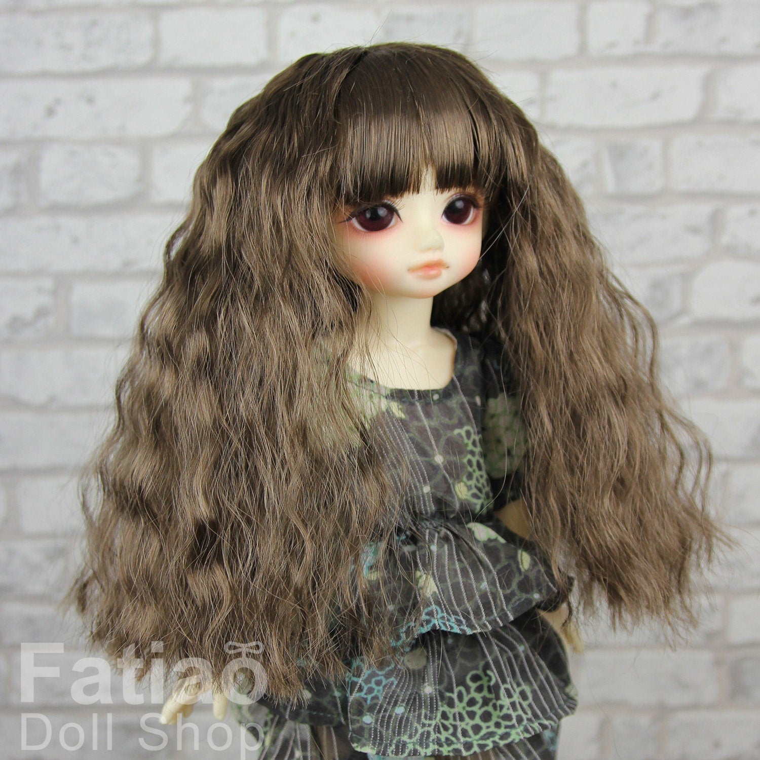 Fatiao - New Dollfie Yo-SD 1/6 BJD - Dolls Wig 6-7 inch - umber
