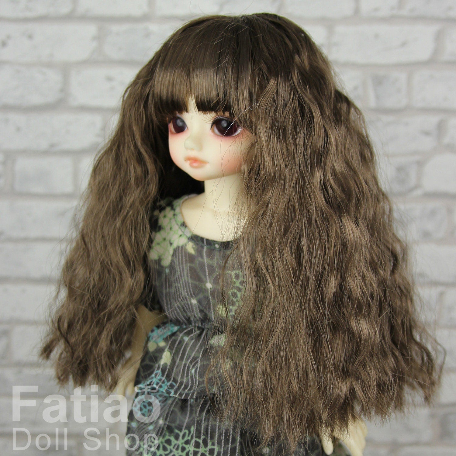 Fatiao - New Dollfie Yo-SD 1/6 BJD - Dolls Wig 6-7 inch - umber