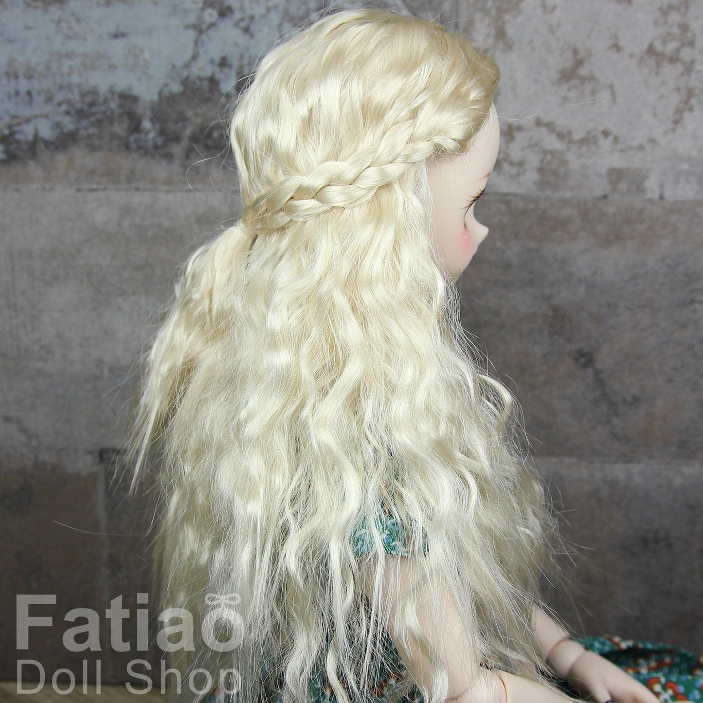 Fatiao - New Dollfie SD 1/3 BJD Dolls Wig size 8-9" - Blonde