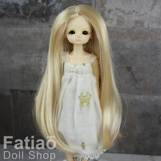 Fatiao - New Dollfie little pullip DAL Nendoroid BJD Dolls Wig - size 4-5" - Blonde