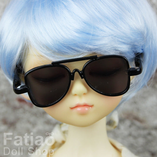 New fashion Dolls Round frame glasses fit 1/4 BJD MSD mini Super Dollfie - Black