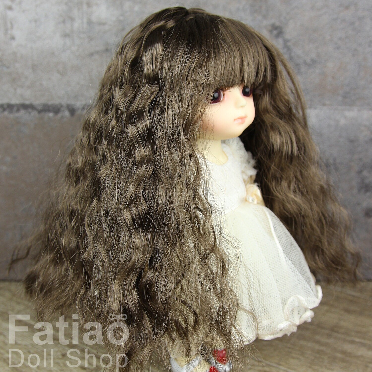 Fatiao - BJD Dollfie Lati Yellow Pukifee 5-6" Doll Wig - umber
