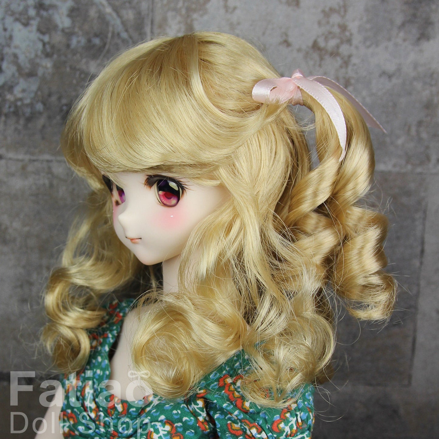 Fatiao - New Dollfie SD 1/3 BJD Dolls Wig size 8-9" - Cream gold