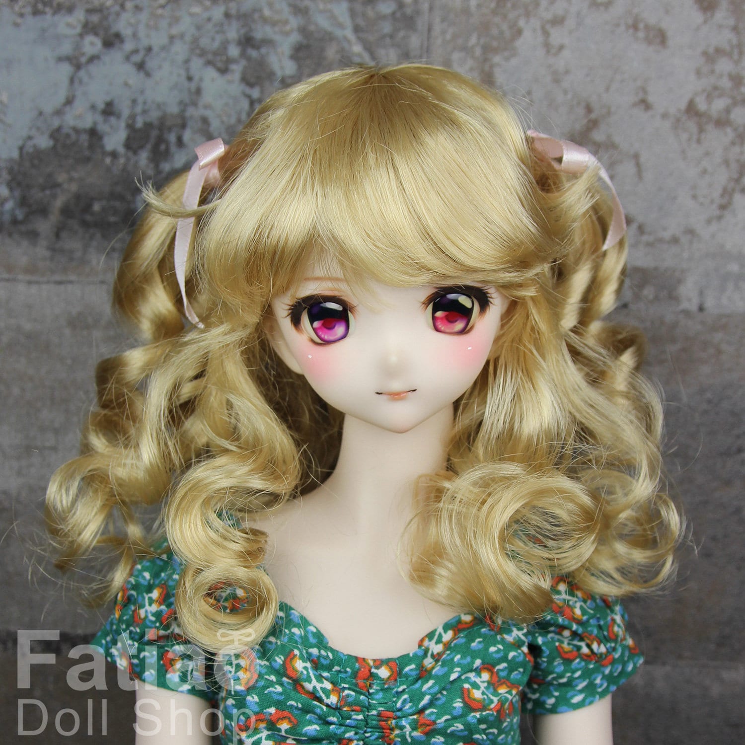 Fatiao - New Dollfie SD 1/3 BJD Dolls Wig size 8-9" - Cream gold