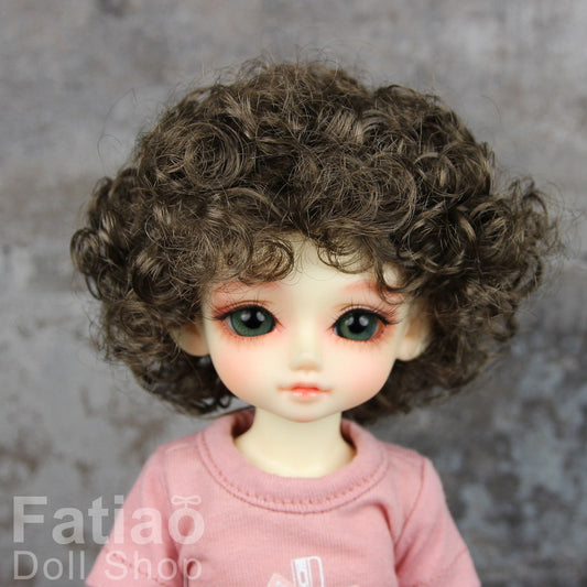 Fatiao - New Dollfie Yo-SD 1/6 BJD - Dolls Wig 6-7 inch - umber