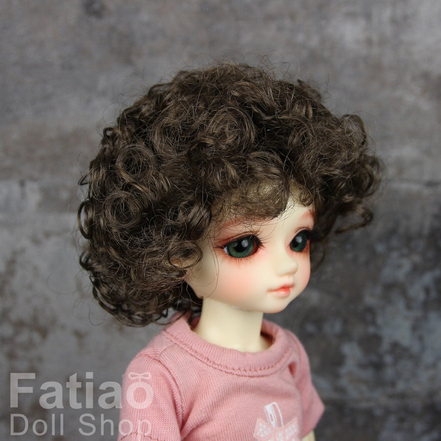 Fatiao - New Dollfie Yo-SD 1/6 BJD - Dolls Wig 6-7 inch - umber