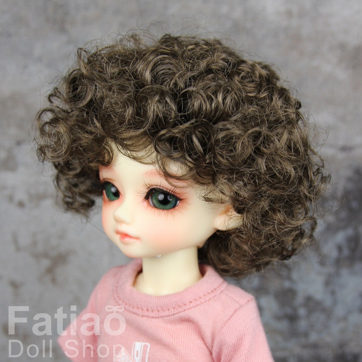 Fatiao - New Dollfie Yo-SD 1/6 BJD - Dolls Wig 6-7 inch - umber