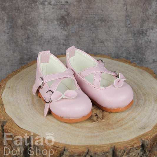 Fatiao - New 1/4 BJD MSD Dollfie Dolls Mary Jane Shoes - Pink (Size 5.5cm)