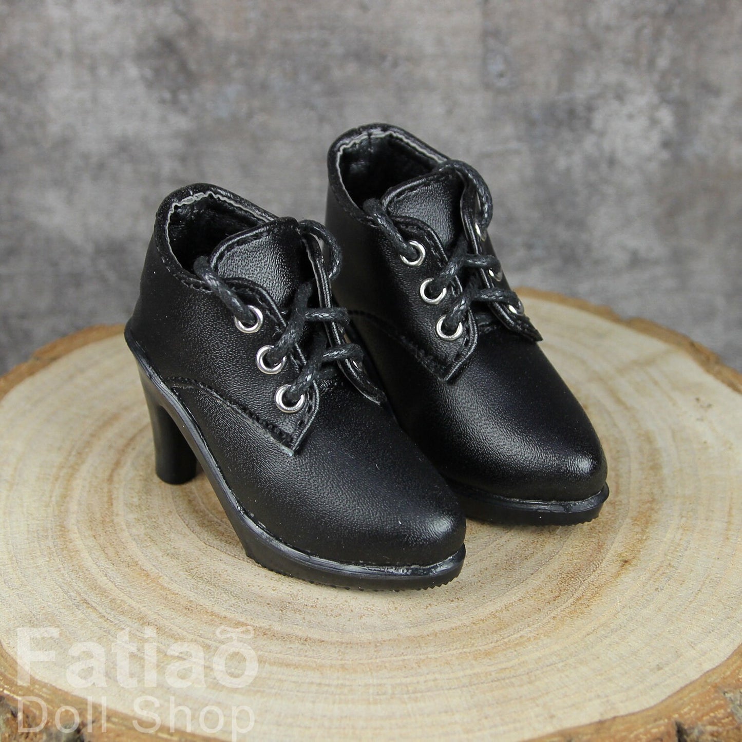 Fatiao - New 1/4 BJD Dollfie MSD High Heeled Shoes - Black (Size 5.5cm)