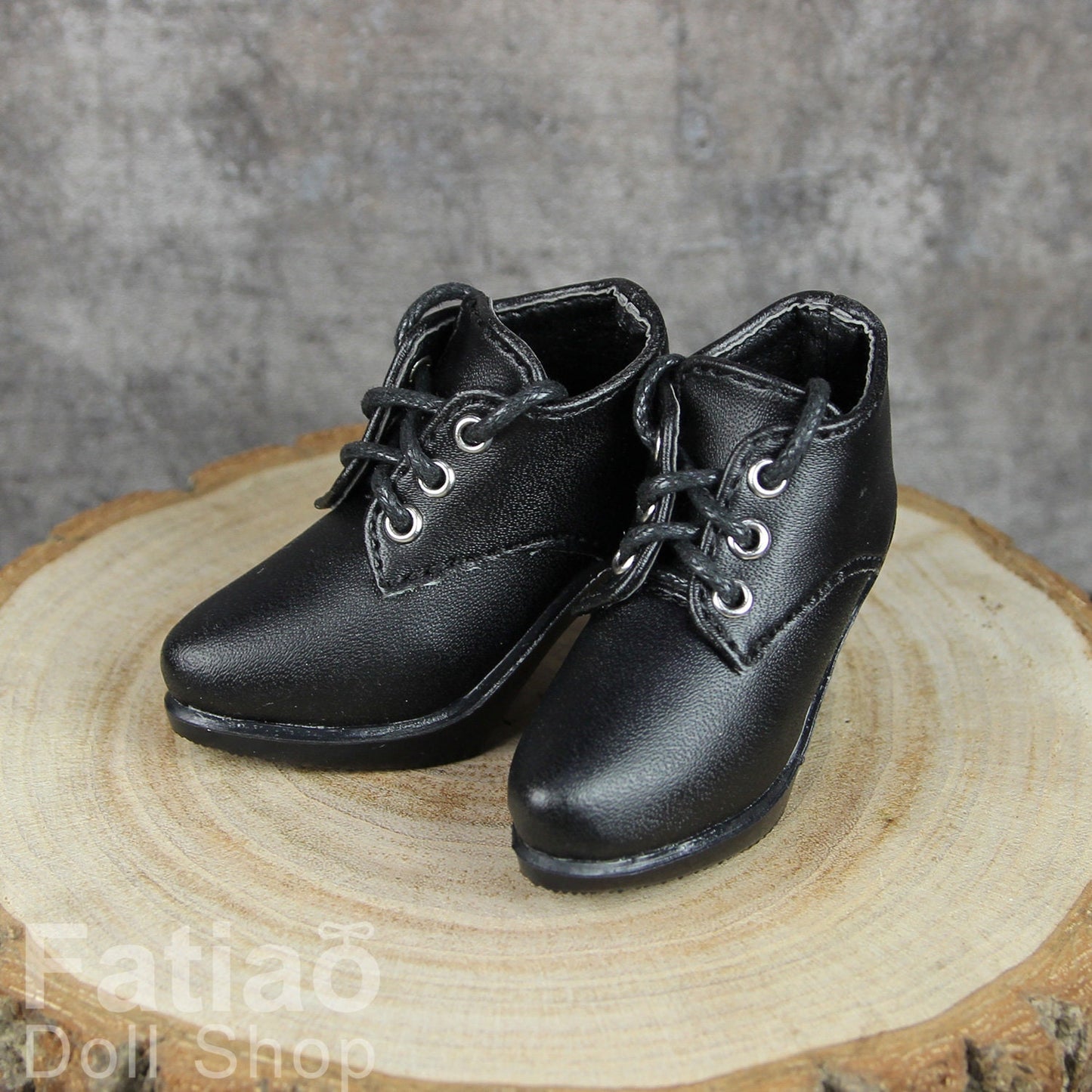 Fatiao - New 1/4 BJD Dollfie MSD High Heeled Shoes - Black (Size 5.5cm)