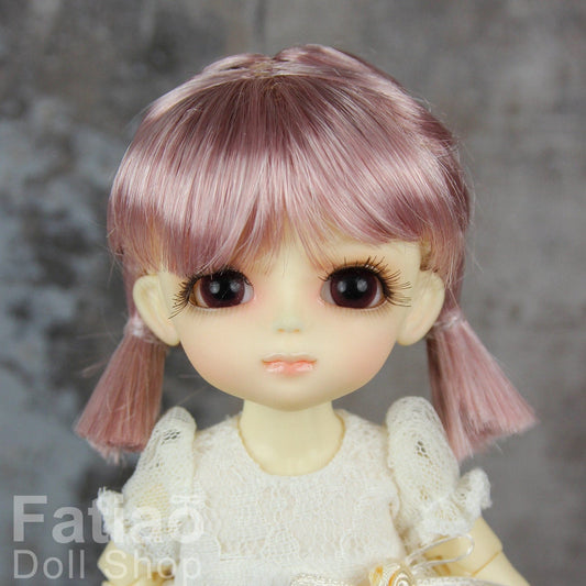 Fatiao - Dollfie Lati Yellow Pukifee 5-6" Doll Wig - Old Rose