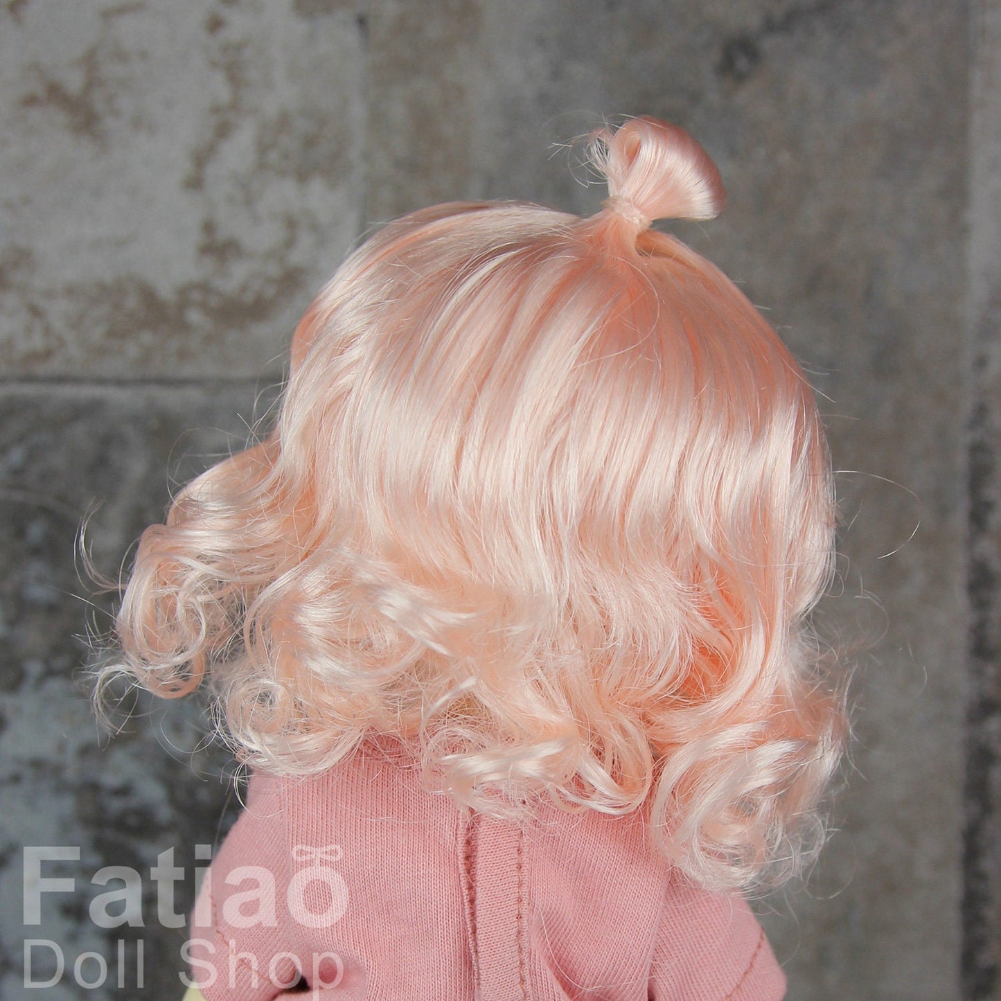 Fatiao - New Dolls Wig Dollfie Yo-SD 1/6 BJD 6-7" size - Light Pink