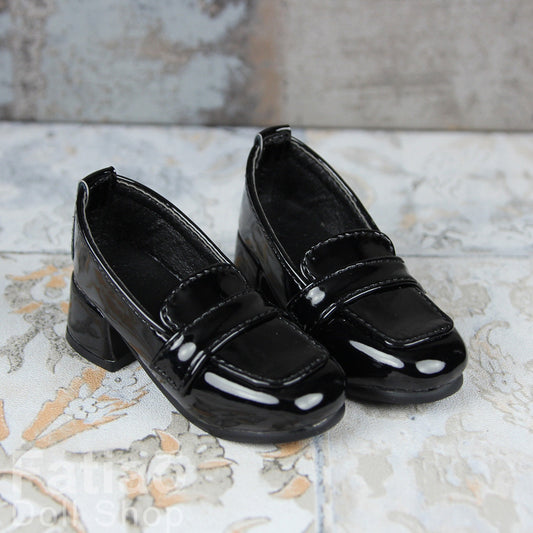 Fatiao - 1/3 BJD Super Dollfie SD DD girl Doll Shoes chunky heels platform - Black