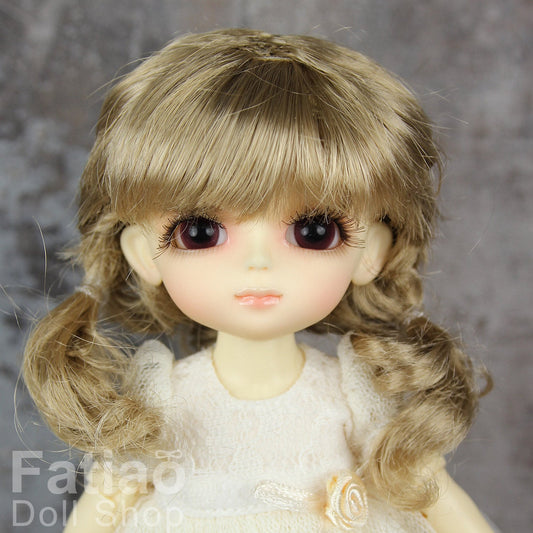 Fatiao - BJD Dollfie Lati Yellow Pukifee 5-6" Doll Wig - Baby Brown