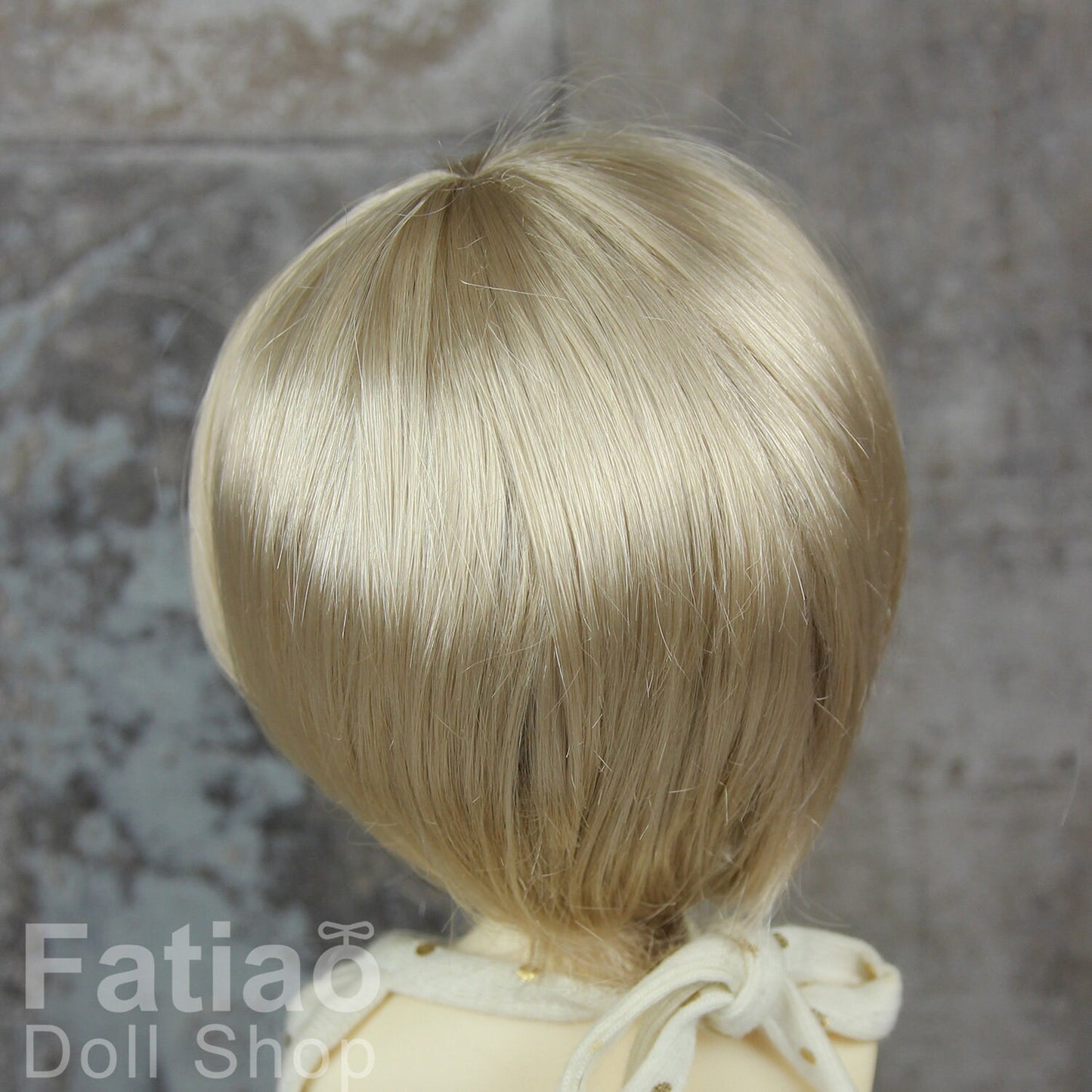 Fatiao - New Dollfie MSD Kaye Wiggs 1/4 BJD Size 7-8 inch - Linen Gold Dolls Wig