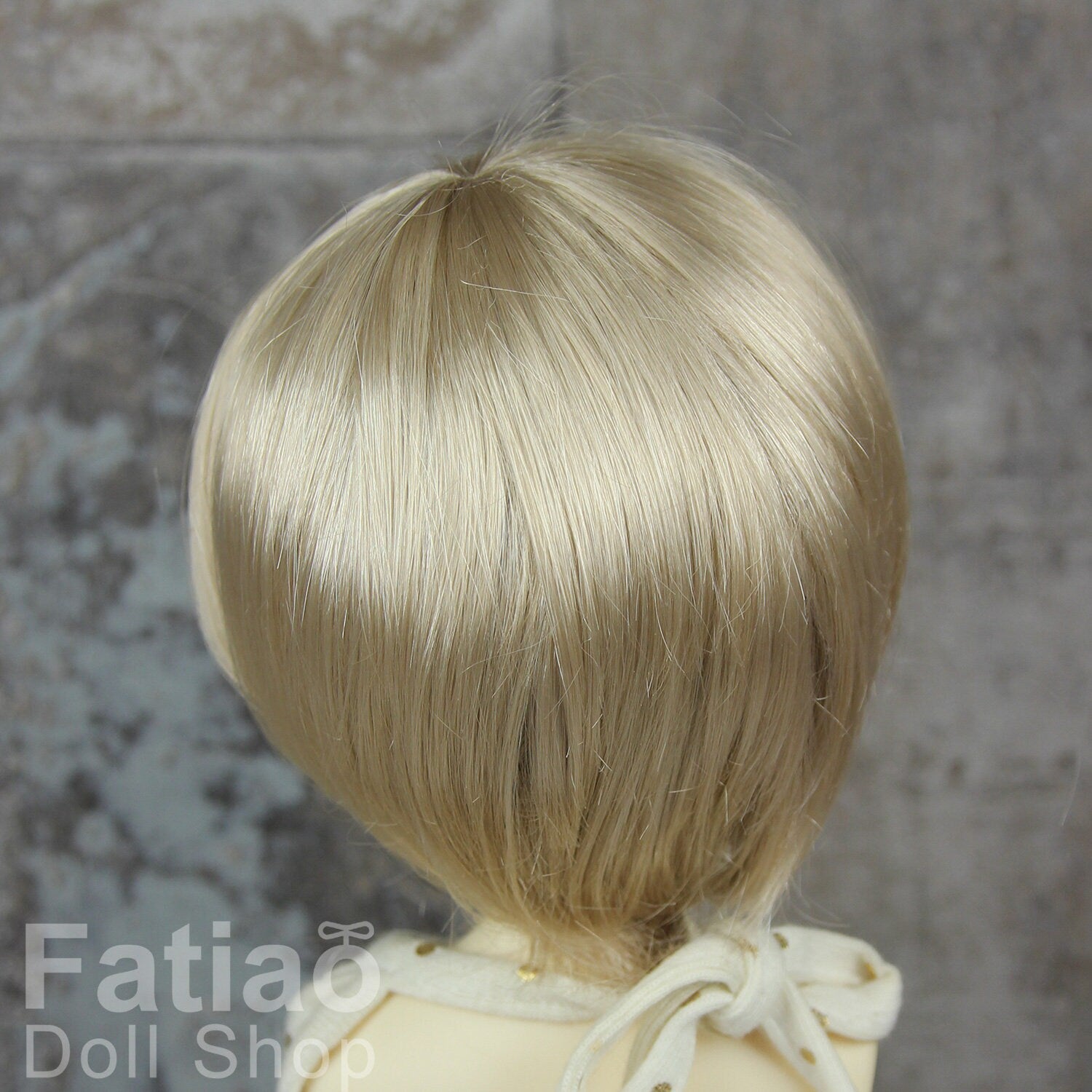 Fatiao - New Dollfie MSD Kaye Wiggs 1/4 BJD Size 7-8 inch - Linen Gold Dolls Wig