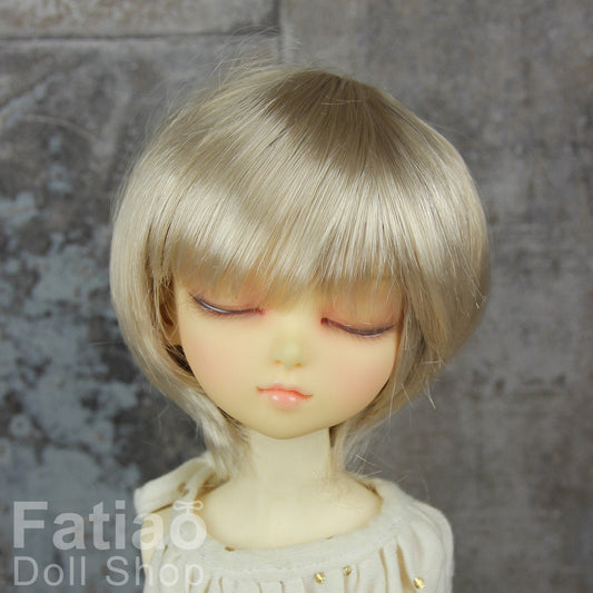 Fatiao - New Dollfie MSD Kaye Wiggs 1/4 BJD Size 7-8 inch - Linen Gold Dolls Wig