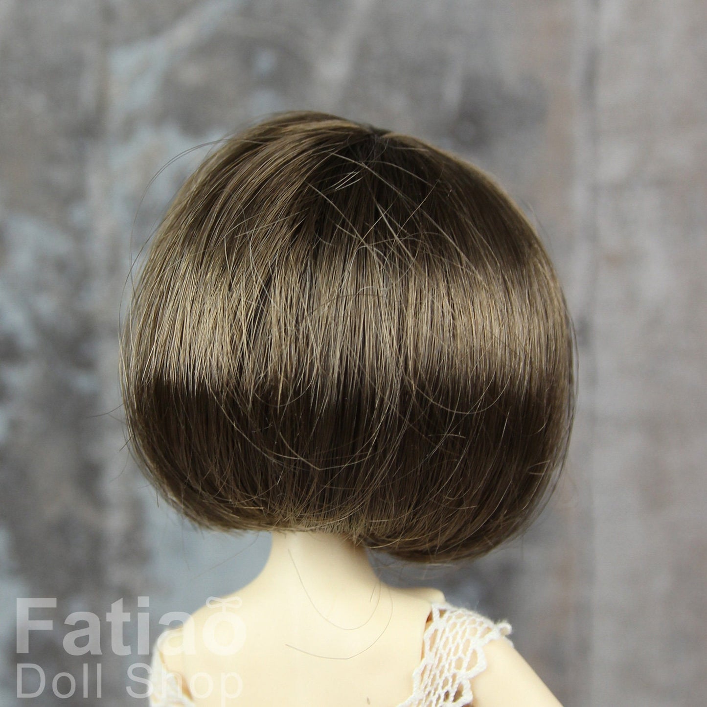 Fatiao - New Dollfie Bisou AI BJD Dolls Wig - size 4-5" - umber