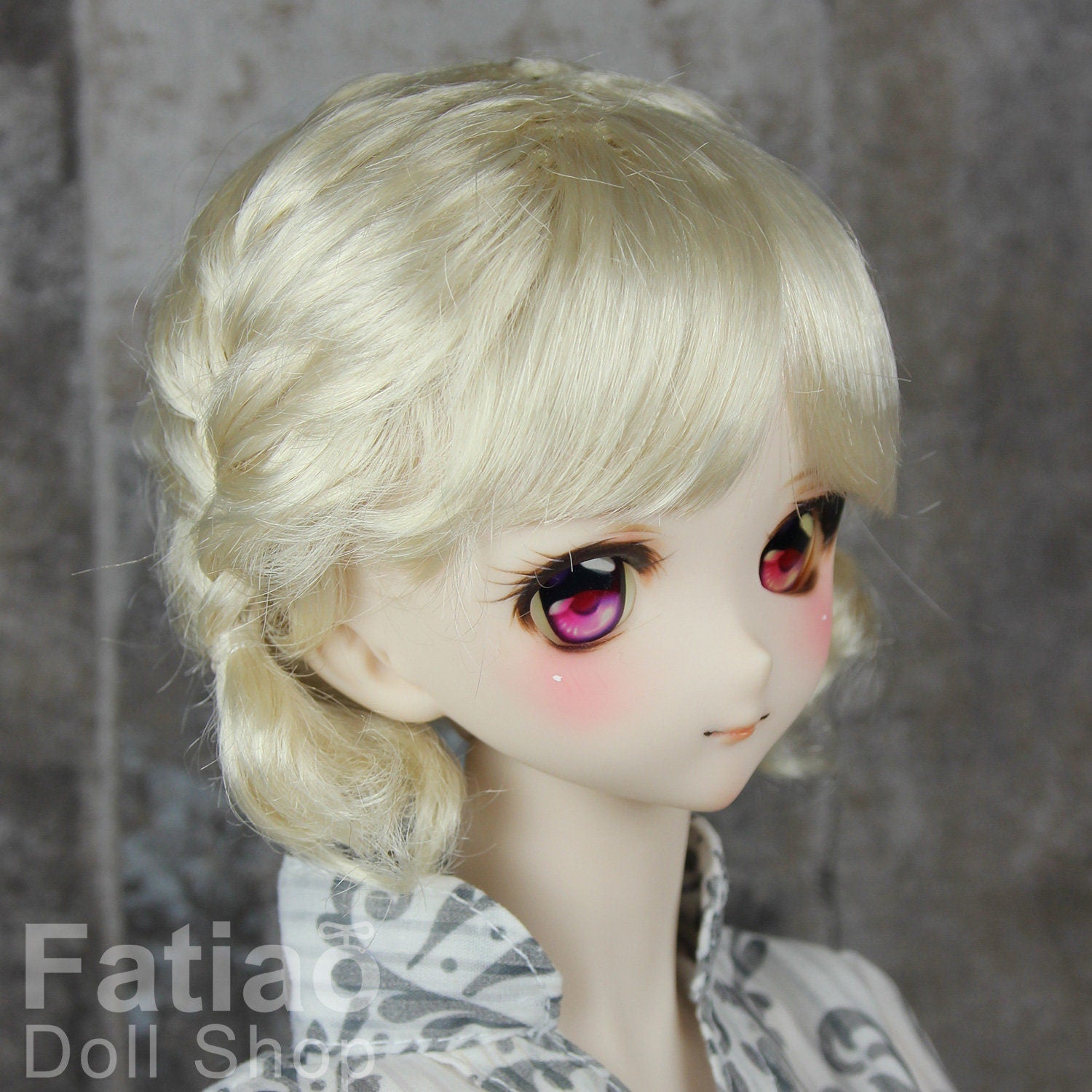 Fatiao - New Dollfie SD 1/3 BJD Dolls Wig size 8-9" - Blonde